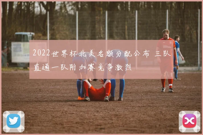 2022世界杯北美名额分配公布 三队直通一队附加赛竞争激烈