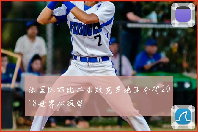 法国队四比二击败克罗地亚夺得2018世界杯冠军