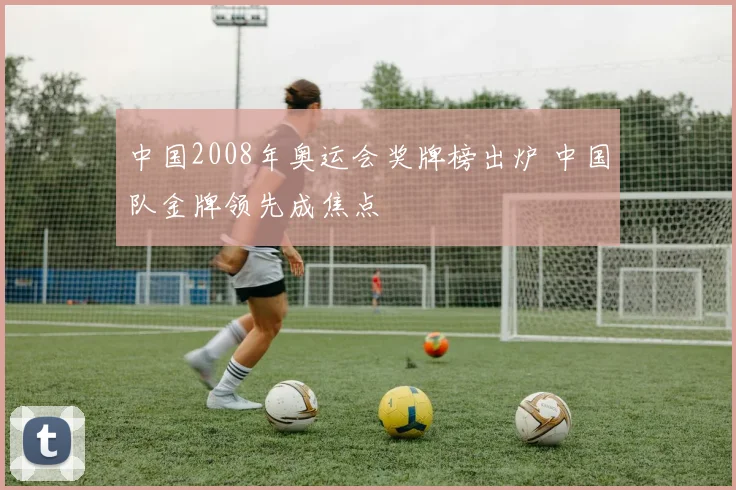 中国2008年奥运会奖牌榜出炉 中国队金牌领先成焦点